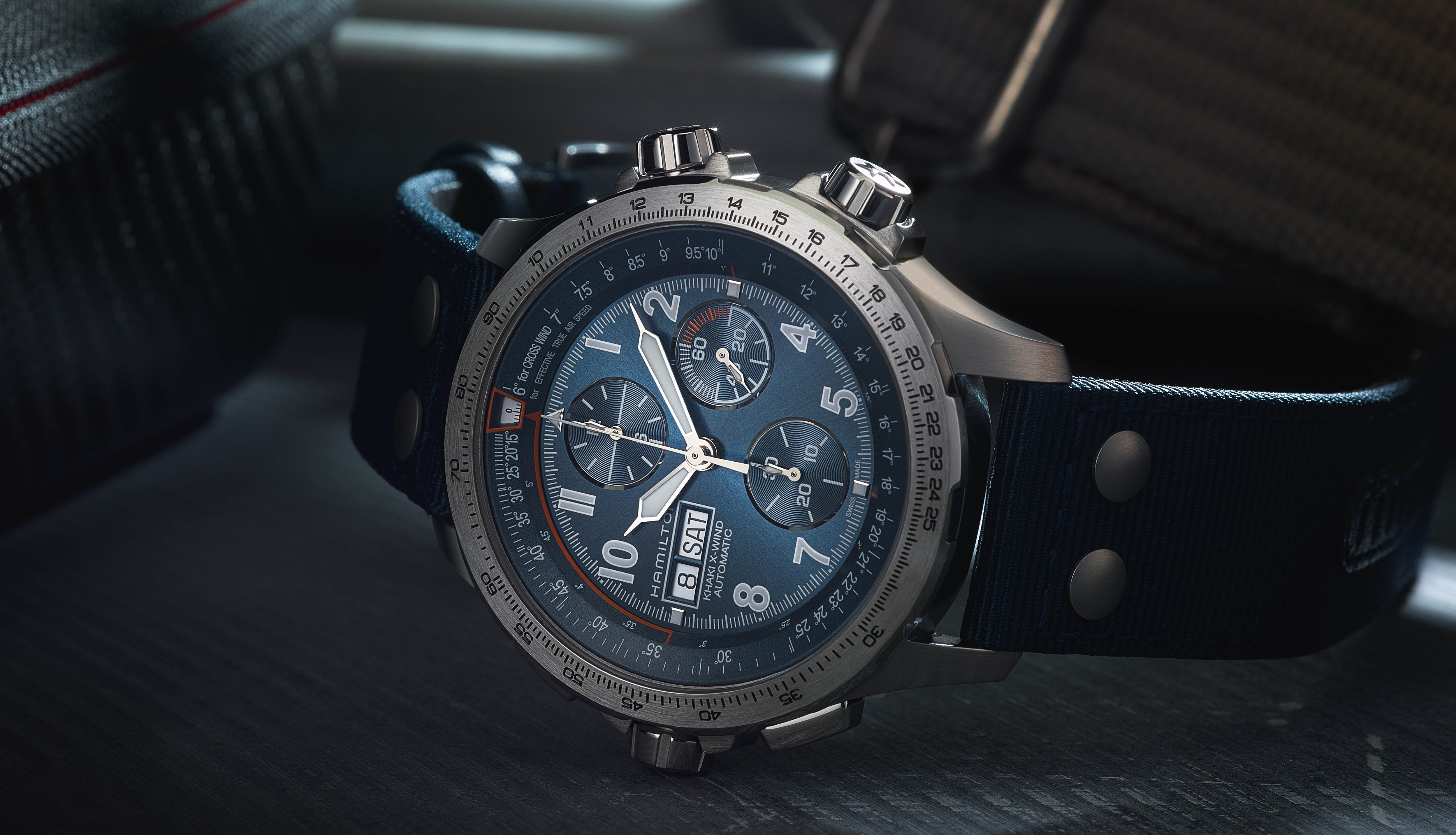 Khaki X-Wind Auto Chrono